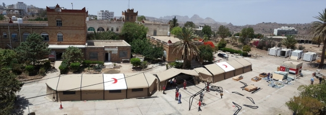 Türkiye’den Yemen’e sahra hastanesi